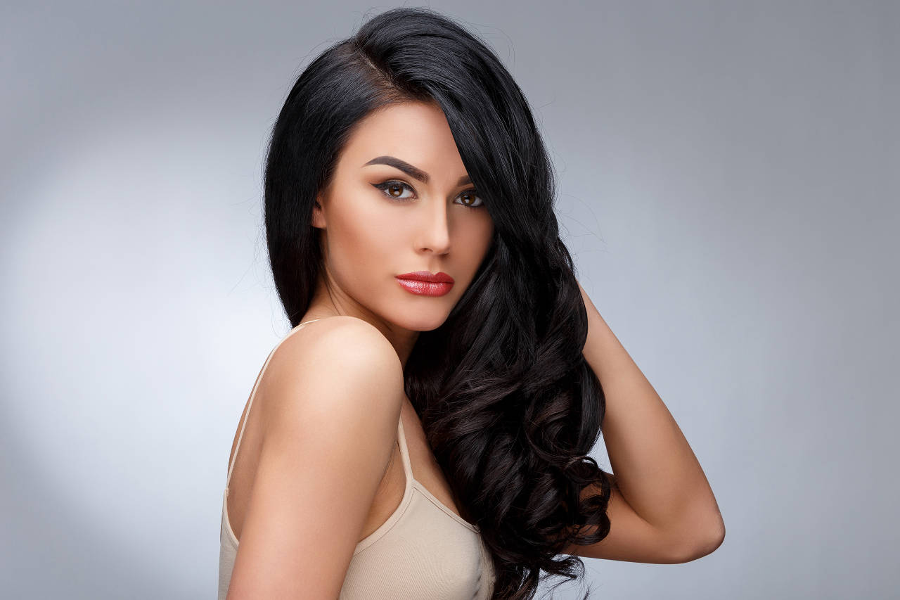 full head of hair
