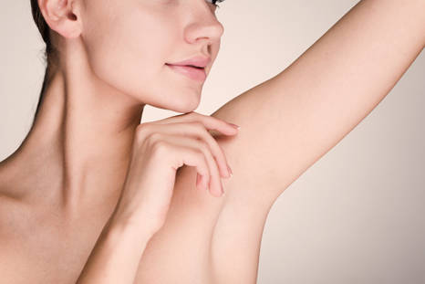 hair free arm pits
