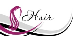 Hair silhouette title