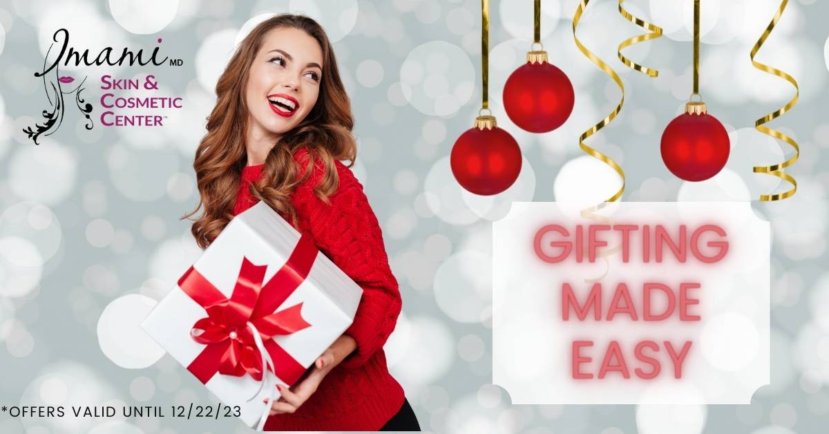 holiday lp header 2023 women with presents